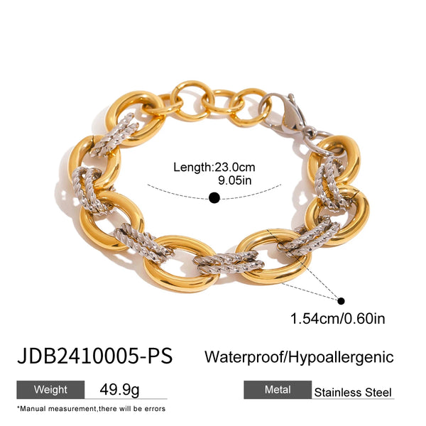 Minimalist Stackable Chain Bracelet