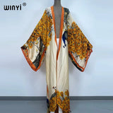 Afro Boho Batwing Kimono Maxi Holiday