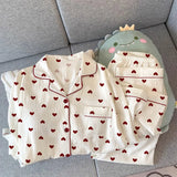 Phatbird Women’s Sweet Love Heart Pajama Set