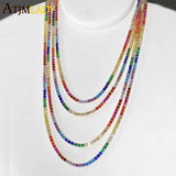 Round Heart Shaped Colourful Necklace