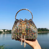 luxury Designer  Crystal rhinestone clutch purse