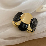 Phatbird Smudged Resin Geometric Bracelet