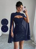 Phatbird Midnight Galaxy Cloak Dress