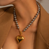 Phatbird 18k Gold Plated Stainless Steel Round Bead Jewelry Gift
