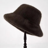 Fluffy Faux Fur Bucket Hat