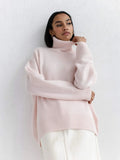 Phatbird Velvet-Touch Ruched Mock Neck Sweater