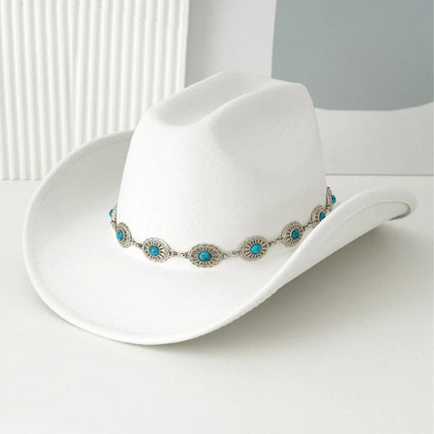 Turquoise Waistband Hat