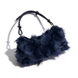 Winter Fox Fur Women's Fashion Bag