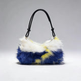 Winter Fox Fur Women's Fashion Bag