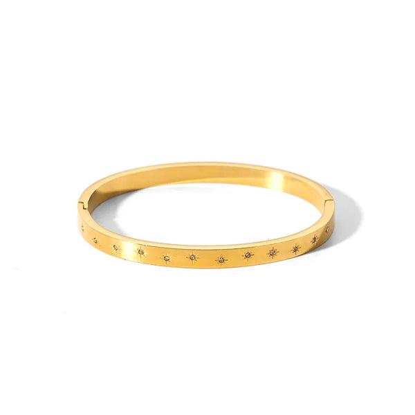 The Phatbird Tarnish-Free Cubic Zirconia Bangle