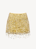 Phatbird Sequin Tassel Crop Top & Mini Skirt Set