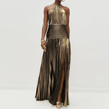 Phatbird Halter Maxi Sleeveless  Dress