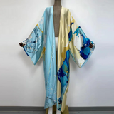 Afro Boho Batwing Kimono Maxi Holiday