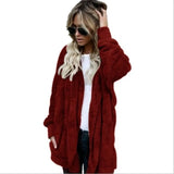 Phatbird oversized hooded fleece cardigan in plush double-sided fleece - view 16