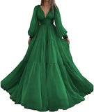 Tulle Princess V-Neck Gown