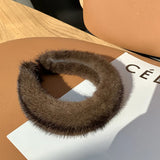 Luxury Real Mink Fur Headband
