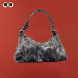 Real Fur Shoulder Bag Women