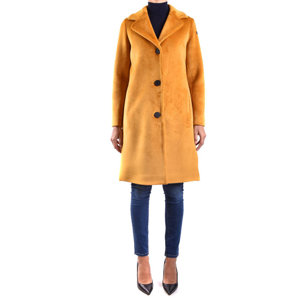 Classic Mustard Single-Breasted Overcoat