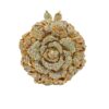 Green Roundness Flower Crystal Clutch Bags