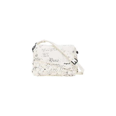 Phatbird Sand Canvas Printed Button Clutch