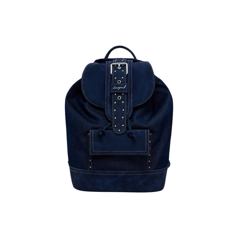 Phatbird Cobalt Faux-Leather Structured Weekend Tote