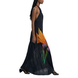 Desigual Tropical Floral Halter Maxi Dress