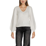 Guess Voluminous Sleeve V-Neck Sweater