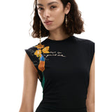 Phatbird Brown Sleeveless Smock Midi Dress