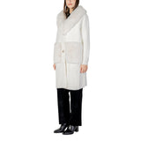 Ayfee Luxury Faux Fur Trim Coat
