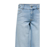 Phatbird Light Blue Wide-Leg Jeans