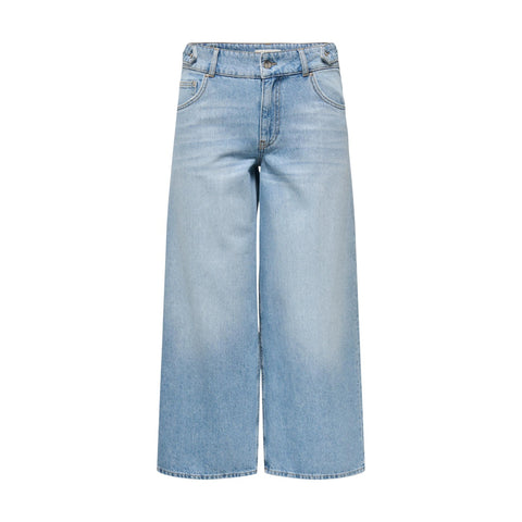 Phatbird Light Blue Wide-Leg Jeans
