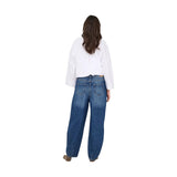 Phatbird Classic Blue Organic Cotton Barrel Jeans