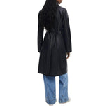 Phatbird Faux Leather Button-Front Jacket