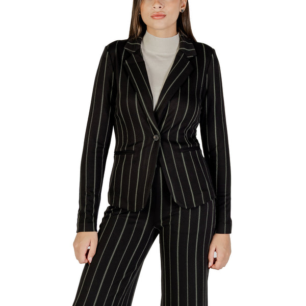 Black Pinstripe Blazer