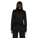 Black Pinstripe Blazer