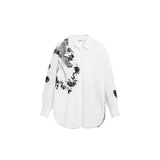 Phatbird White Printed Long-Sleeve Shirt