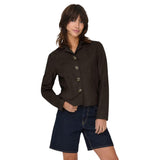 phatbird Chestnut Faux Suede Tailored Blazer