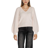 Guess Voluminous Sleeve V-Neck Sweater