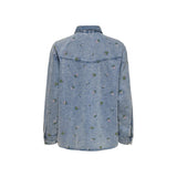Phatbird Light Blue Floral Long-Sleeve Shirt