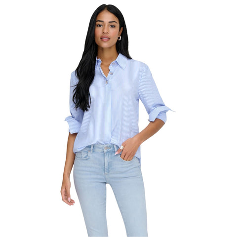 phatbird Light Blue Classic-Collar Button Shirt