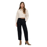 Phatbird Black Linen Trousers