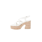 Phatbird Beige Block Heel Sandals