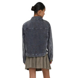 Phatbird Classic Black Cotton Button Blazer