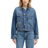 Phatbird Blue Denim Long-Sleeve Blazer