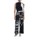 Desigual Abstract Print Jumpsuit