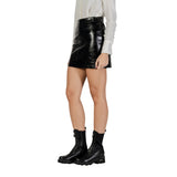 Phatbird Black Side-Zip Midi Skirt
