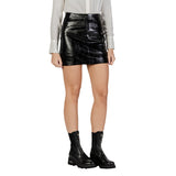 Phatbird Black Side-Zip Midi Skirt