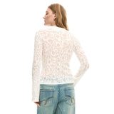 Phatbird Ivory White Viscose-Blend Classic Shirt