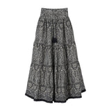 Phatbird Onyx Silk-Touch Printed Flare Skirt
