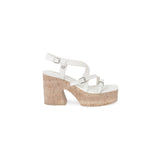 Phatbird Beige Block Heel Sandals